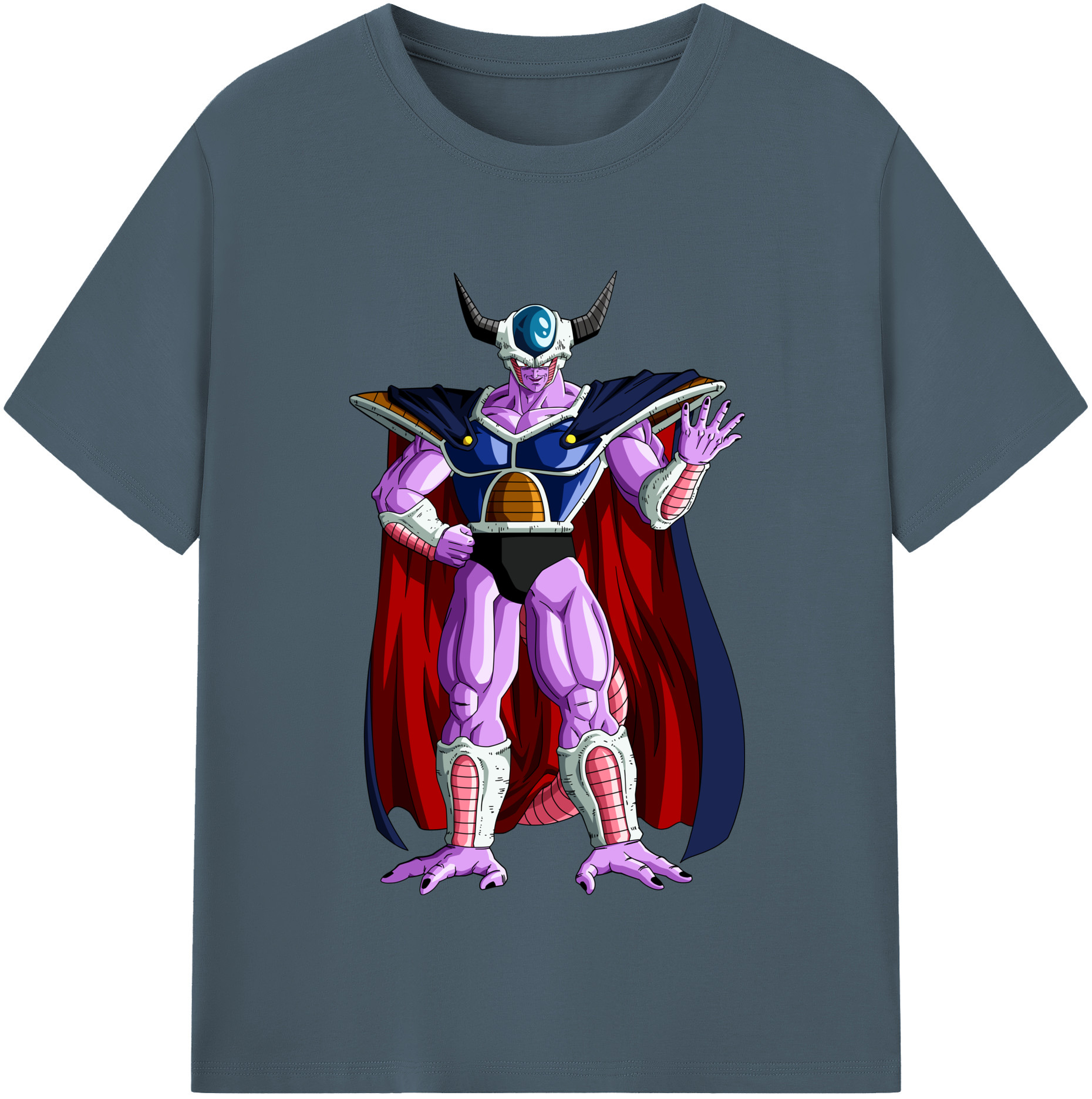 （画像用） ドラゴンボール コルド大王 DRAGON BALL King Cold 綿100％半袖Tシャツ（フロントプリント）